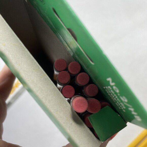Vintage Wood Pencil No. 2 Lot Unsharpened Academic Dixon HB And Ticonderoga Soft - Picture 3 of 15